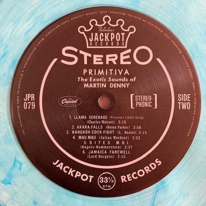 Martin Denny - Primitiva (Blue Translucent Swirl Vinyl) | Mint (M) Mint (M)