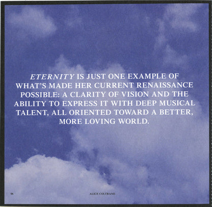 Alice Coltrane - Eternity (VMP VINYL) | Mint (M) Mint (M)