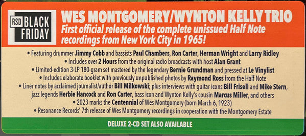 Wes Montgomery - Maximum Swing: The Unissued 1965 Half Note Recordings (3xVINYL RSD) |