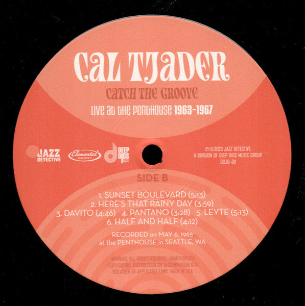 Cal Tjader - Catch The Groove (Live At The Penthouse 1963-1967) (VINYL RSD) |