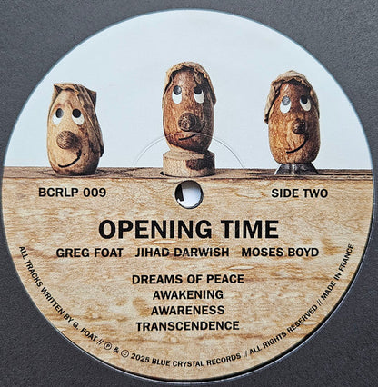 Greg Foat - Opening Time (VINYL) | Mint (M) Mint (M)