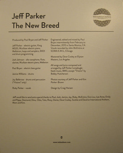 Jeff Parker - The New Breed (VINYL) | Mint (M) Mint (M)