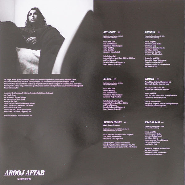 Arooj Aftab - Night Reign (VINYL) | Mint (M) Mint (M)