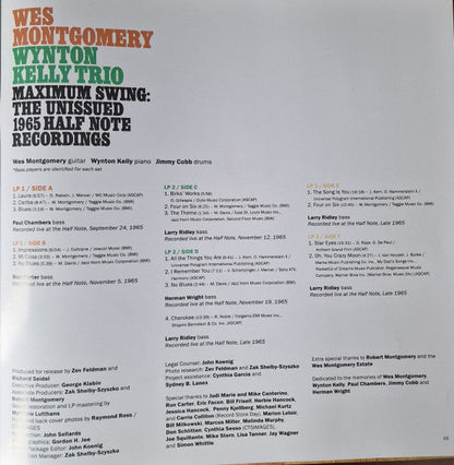 Wes Montgomery - Maximum Swing: The Unissued 1965 Half Note Recordings (3xVINYL RSD) |