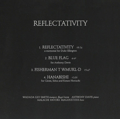Wadada Leo Smith - Reflectativity (CD) | Mint (M) Mint (M)