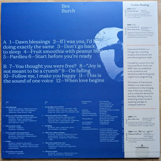 Bex Burch - There Is Only Love And Fear (VINYL) |