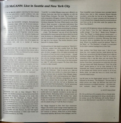 Les McCann - Never A Dull Moment! (Live From Coast To Coast 1966-1967) (3xVINYL RSD) |
