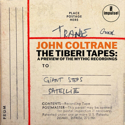 COLTRANE,JOHN - TIBERI TAPES: A PREVIEW OF THE MYTHIC RECORDINGS (RSD 2026 VINYL) | Mint (M) Mint (M)