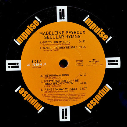 Madeleine Peyroux - Secular Hymns (VINYL) | Mint (M) Mint (M)