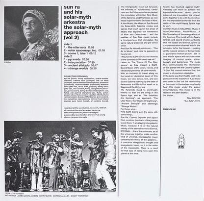 The Sun Ra Arkestra - The Solar-myth Approach (Vol 2)(VINYL) | Mint (M) Mint (M)