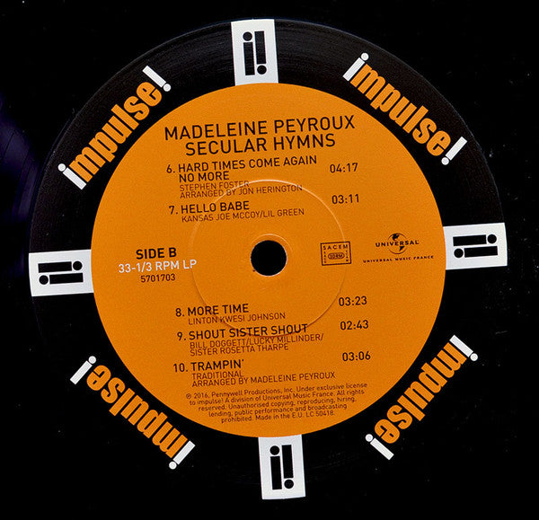 Madeleine Peyroux - Secular Hymns (VINYL) | Mint (M) Mint (M)