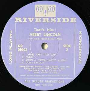 Abbey Lincoln - That's Him (RSD 2026 VINYL LP) | NEW