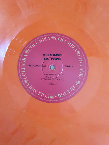 Miles Davis - Star People (ORANGE & WHITE MARBLE VINYL) | Mint (M) Mint (M)