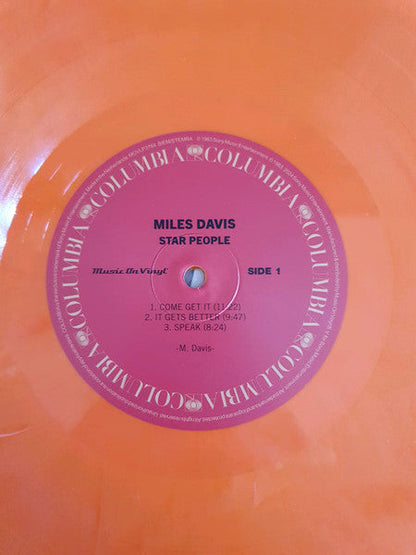 Miles Davis - Star People (ORANGE & WHITE MARBLE VINYL) | Mint (M) Mint (M)