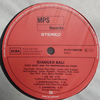 Tony Scott (2) - Djanger Bali (VINYL) |