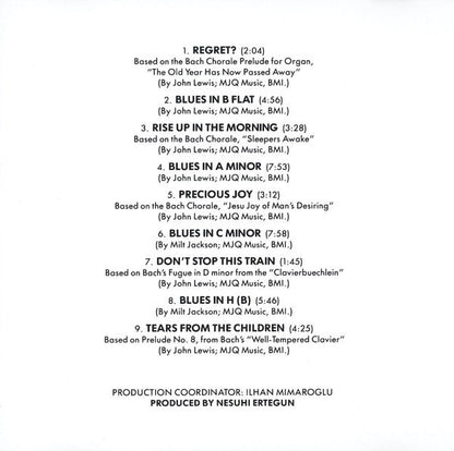 The Modern Jazz Quartet - Blues On Bach (CD) | Mint (M) Mint (M)