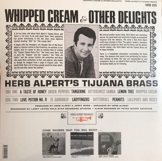 Herb Alpert & The Tijuana Brass - Whipped Cream & Other Delights (PICTURE VINYL) | Mint (M) Mint (M)