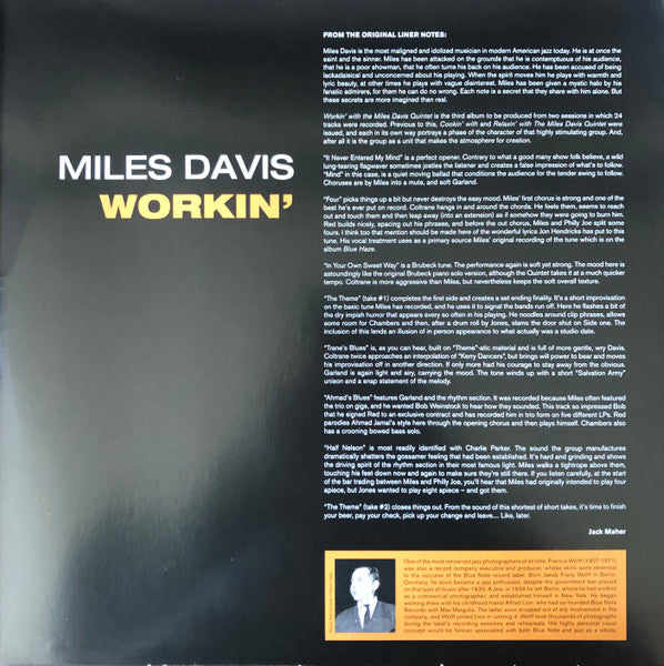 Workin’ (VINYL) |