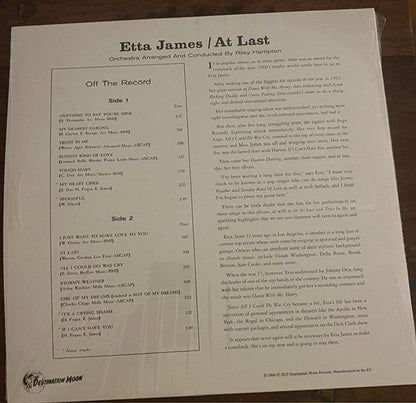 Etta James - At Last (VINYL) | Mint (M) Mint (M)