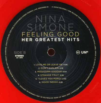 Feeling Good: Her Greatest Hits (TARGET EXCLUSIVE | OPAQUE RED VINYL) | Mint (M) Mint (M)