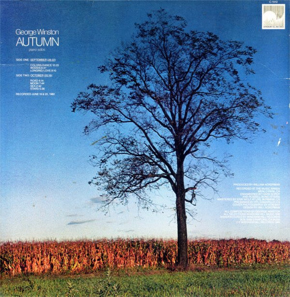 George Winston - Autumn (Piano Solos) (VINYL) | Mint (M) Near Mint (NM)