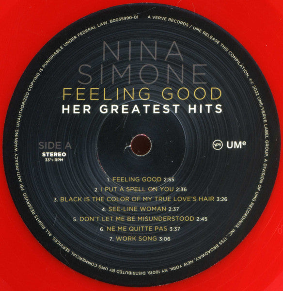 Feeling Good: Her Greatest Hits (TARGET EXCLUSIVE | OPAQUE RED VINYL) | Mint (M) Mint (M)