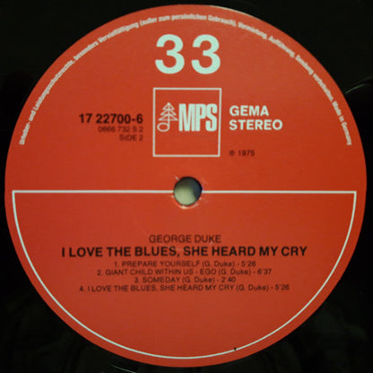 George Duke - I Love The Blues, She Heard My Cry (VINYL) | Mint (M) Mint (M)