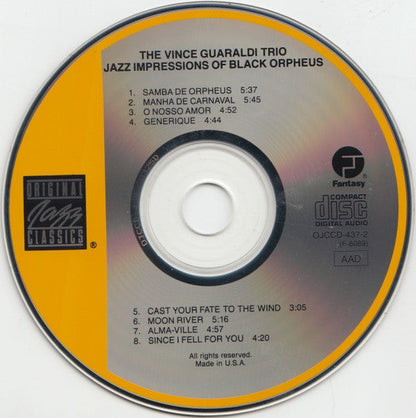 Jazz Impressions Of Black Orpheus (CD) |