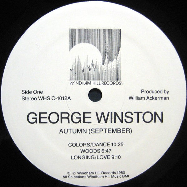 George Winston - Autumn (Piano Solos) (VINYL) | Mint (M) Near Mint (NM)