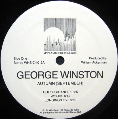 George Winston - Autumn (Piano Solos) (VINYL) | Mint (M) Near Mint (NM)