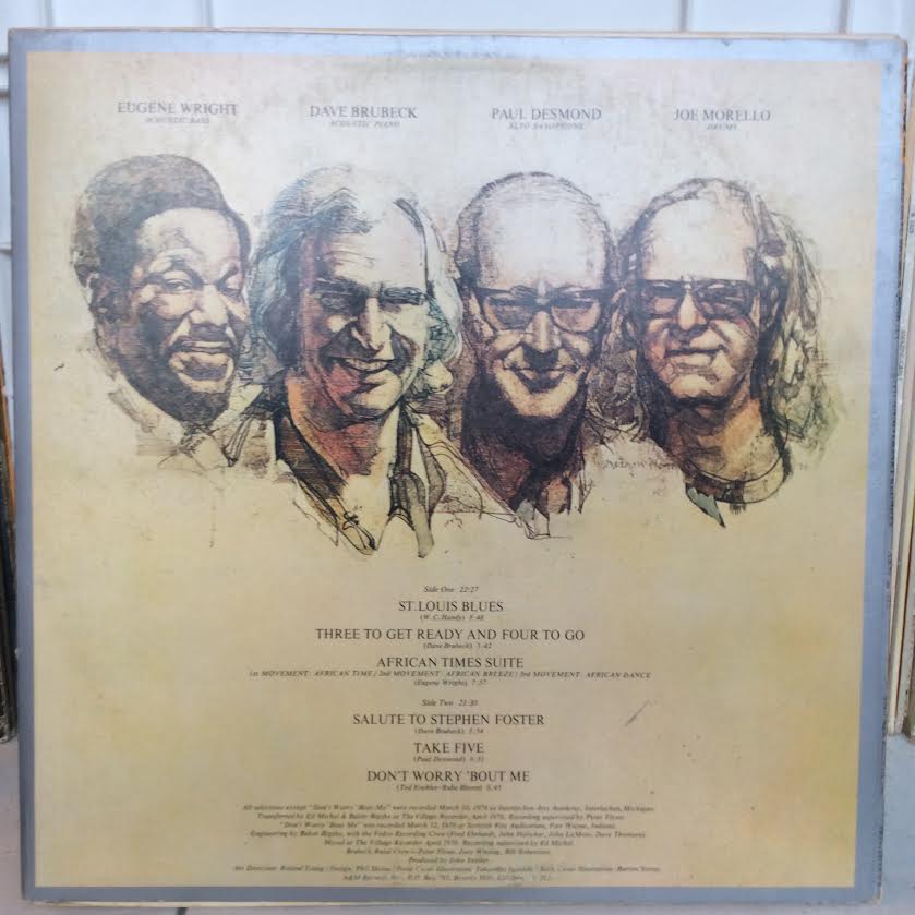 The Dave Brubeck Quartet - 25th Anniversary Reunion (VINYL) | Excellent+ (EX+) Very Good Plus (VG+)