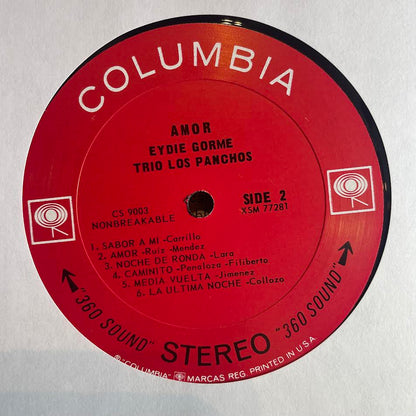 Eydie Gormé - Amor (Great Love Songs In Spanish) (VINYL) | Excellent+ (EX+) Excellent+ (EX+)