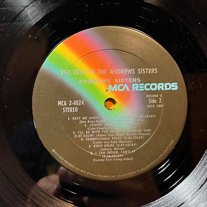 The Andrews Sisters - The Best Of The Andrews Sisters (2xVINYL) | Excellent+ (EX+) Excellent+ (EX+)