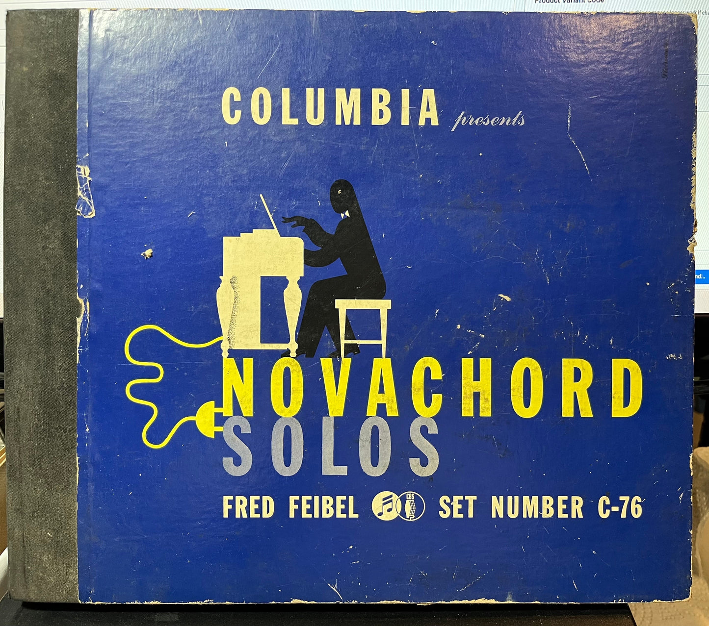 Fred Feibel - Novachord Solos (4x10" SHELLAC) | Excellent+ (EX+) Very Good Plus (VG+)