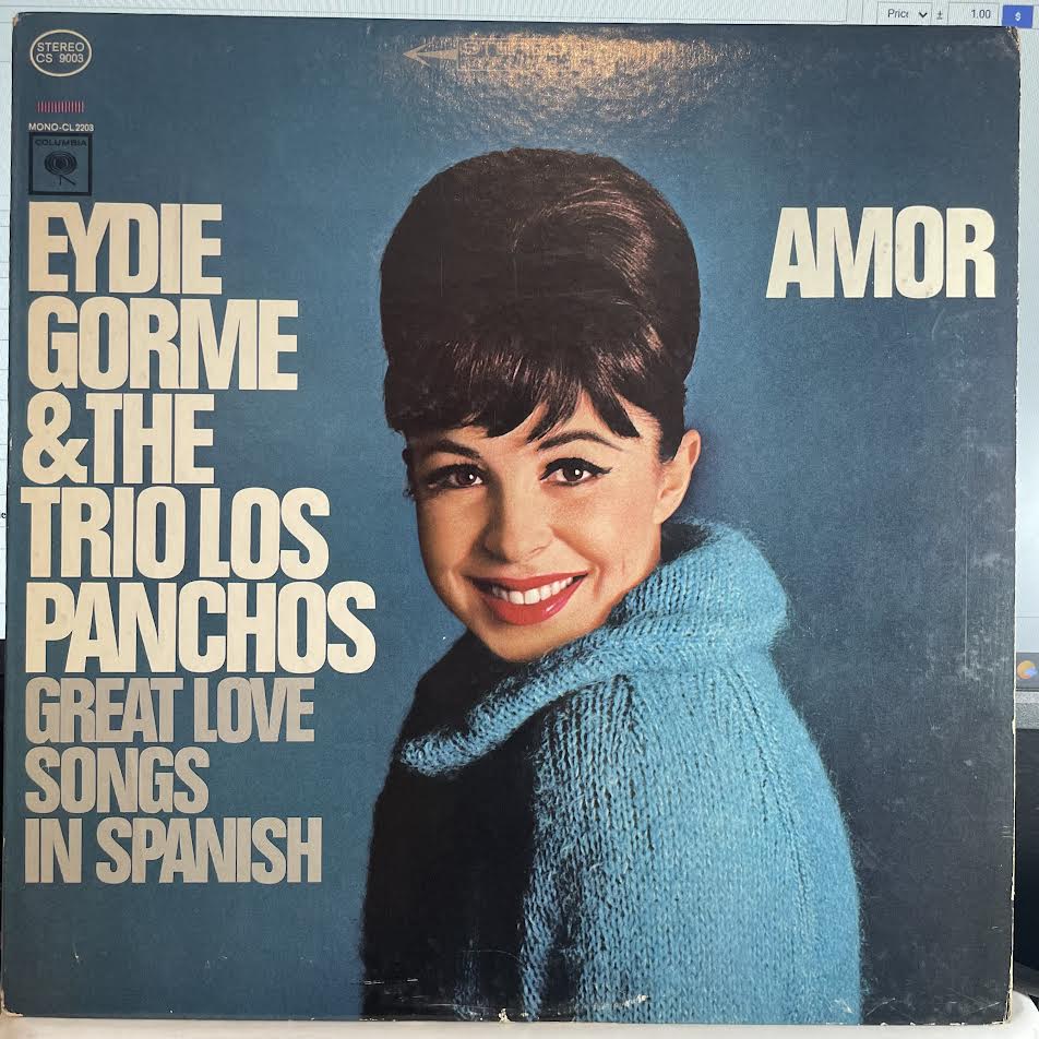 Eydie Gormé - Amor (Great Love Songs In Spanish) (VINYL) | Excellent+ (EX+) Excellent+ (EX+)