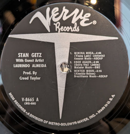 Stan Getz - Stan Getz With Guest Artist Laurindo Almeida (VINYL) | Excellent (EX) Excellent (EX)