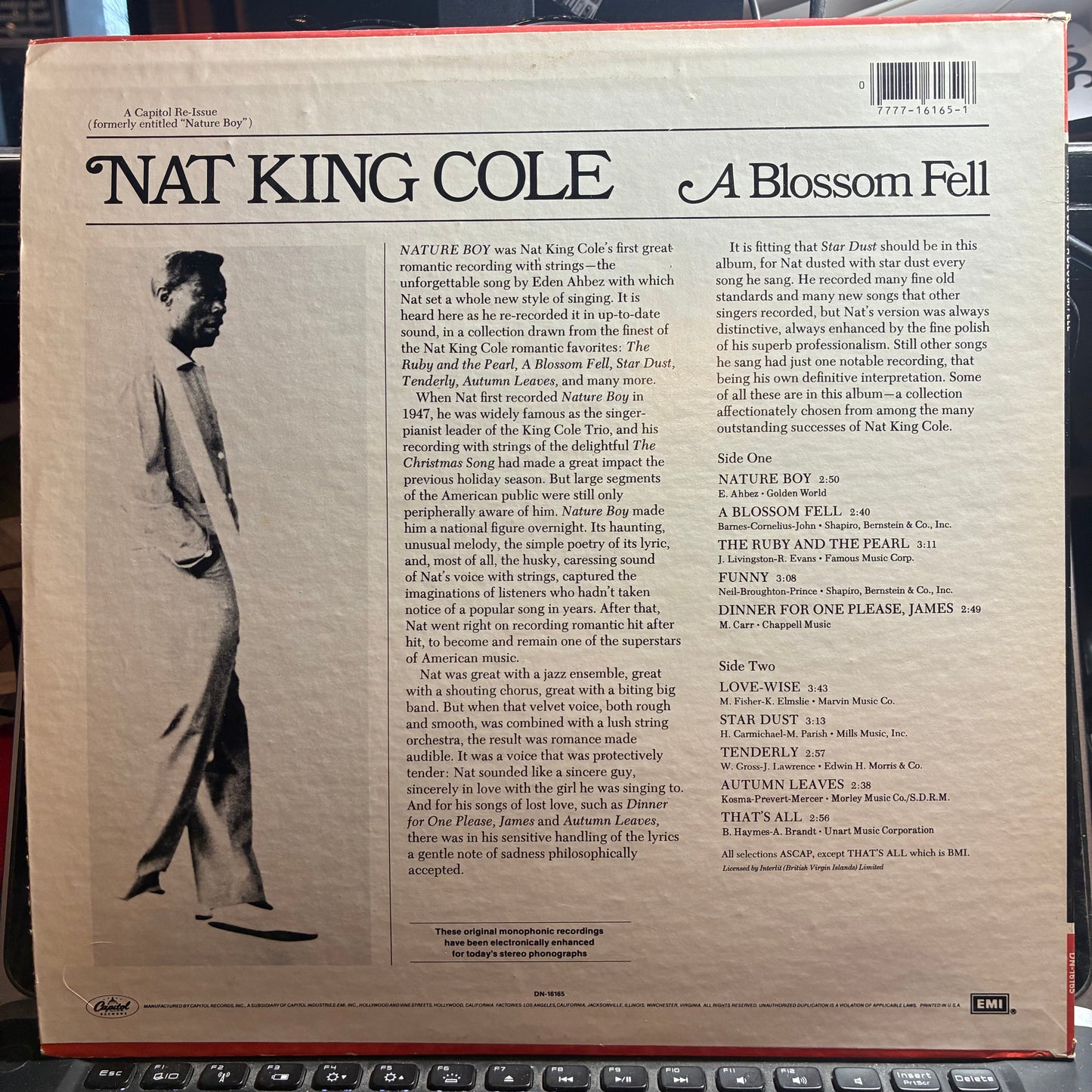 Nat King Cole - A Blossom Fell (VINYL) | Excellent (EX) Excellent+ (EX+)