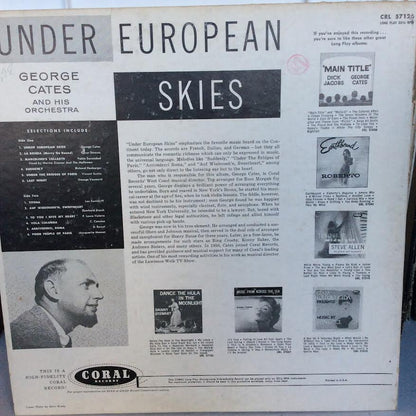 George Cates And His Orchestra - Under European Skies (VINYL) | Excellent (EX) Excellent (EX)