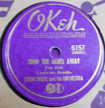 Count Basie Orchestra - Wiggle Woogie / Jump The Blues Away (10" 78RPM RECORD) | Excellent (EX) Generic