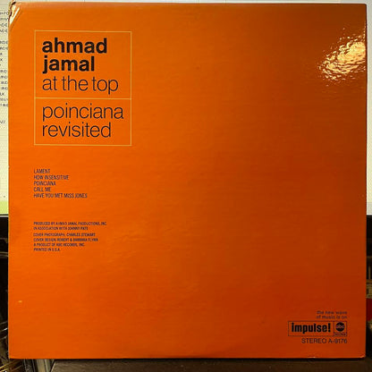Ahmad Jamal - At The Top: Poinciana Revisited (VINYL) | Excellent (EX) Excellent (EX)