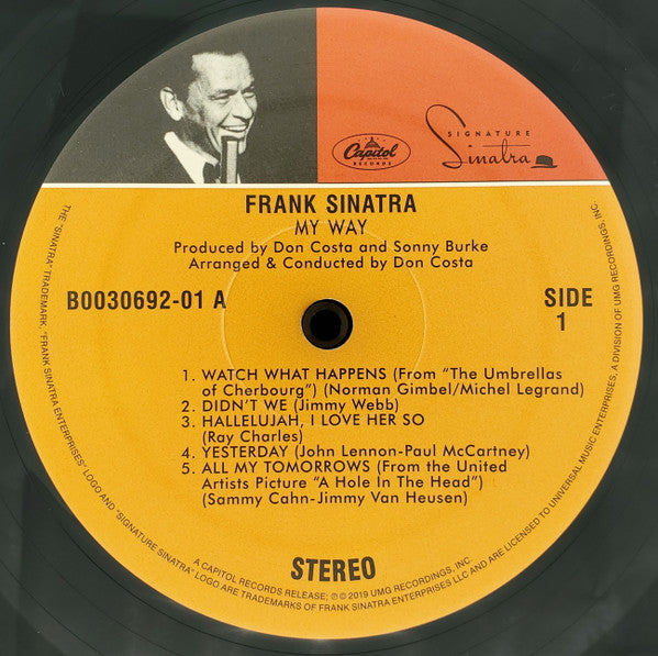 Frank Sinatra - My Way (VINYL) | Excellent (EX) Near Mint (NM)