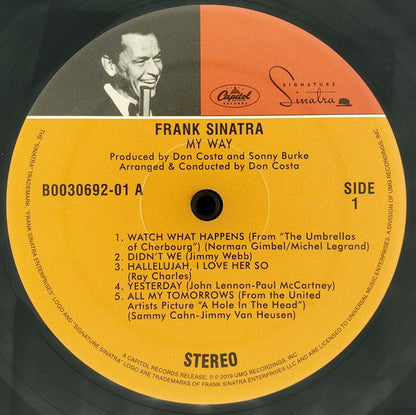 Frank Sinatra - My Way (VINYL) | Excellent (EX) Near Mint (NM)