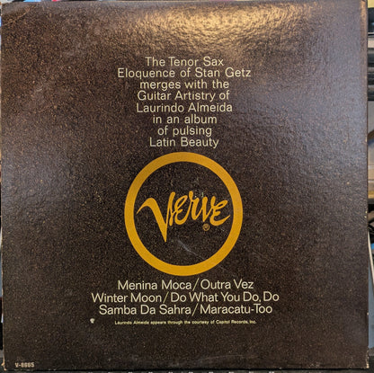 Stan Getz - Stan Getz With Guest Artist Laurindo Almeida (VINYL) | Excellent (EX) Excellent (EX)