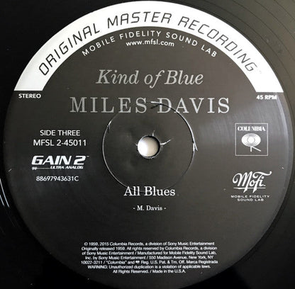 Miles Davis - Kind Of Blue (2xVINYL BOX SET / MFSL) | Near Mint- (NM-) Near Mint- (NM-)