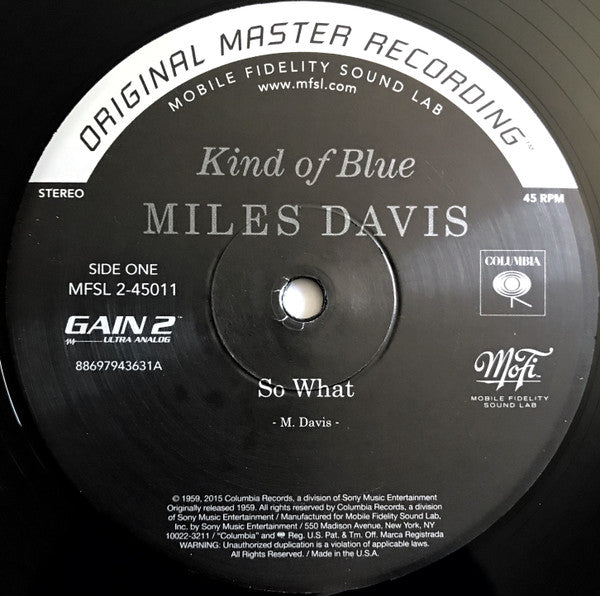 Miles Davis - Kind Of Blue (2xVINYL BOX SET / MFSL) | Near Mint- (NM-) Near Mint- (NM-)