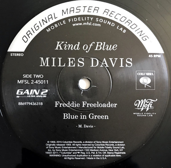 Miles Davis - Kind Of Blue (2xVINYL BOX SET / MFSL) | Near Mint- (NM-) Near Mint- (NM-)