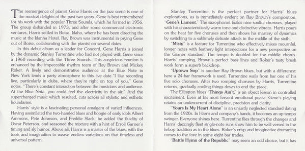 The Gene Harris Trio Plus One - The Gene Harris Trio Plus One (SACD) | Near Mint (NM) Near Mint (NM)