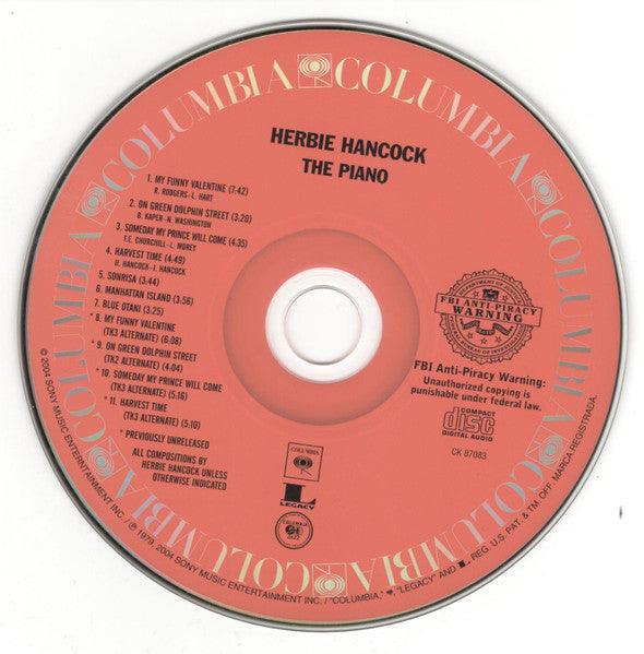 Herbie Hancock - The Piano (CD) | Near Mint (NM or M-)