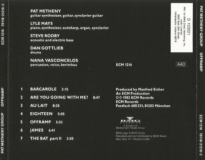 Pat Metheny Group - Offramp (CD CLUB) | Near Mint (NM) Excellent+ (EX+)