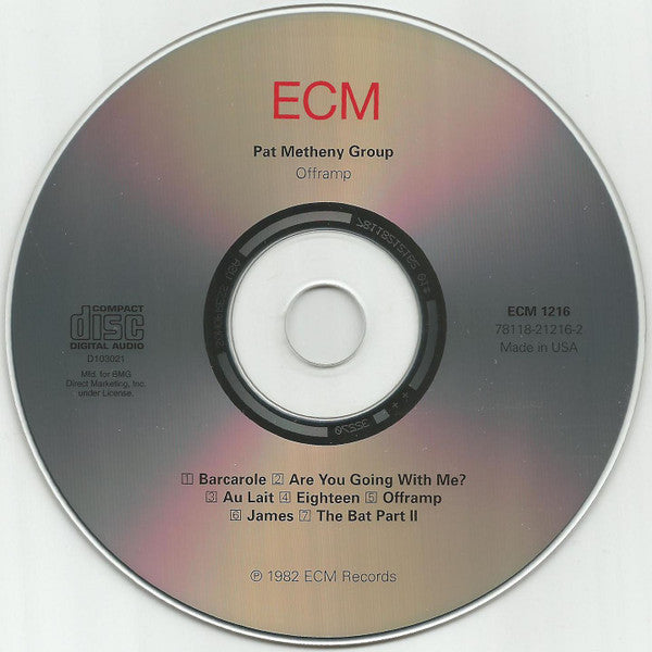 Pat Metheny Group - Offramp (CD CLUB) | Near Mint (NM) Excellent+ (EX+)